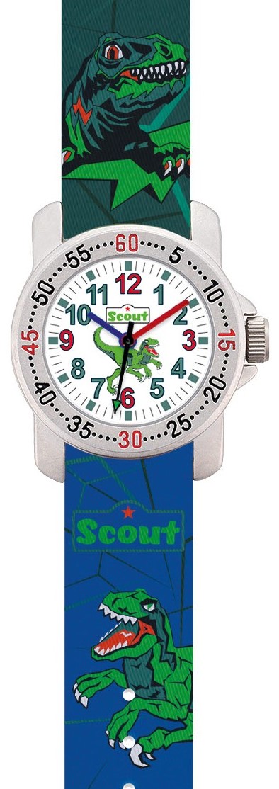 Scout Jungen Armbanduhr Action Boys 280376043 Dino Hunter