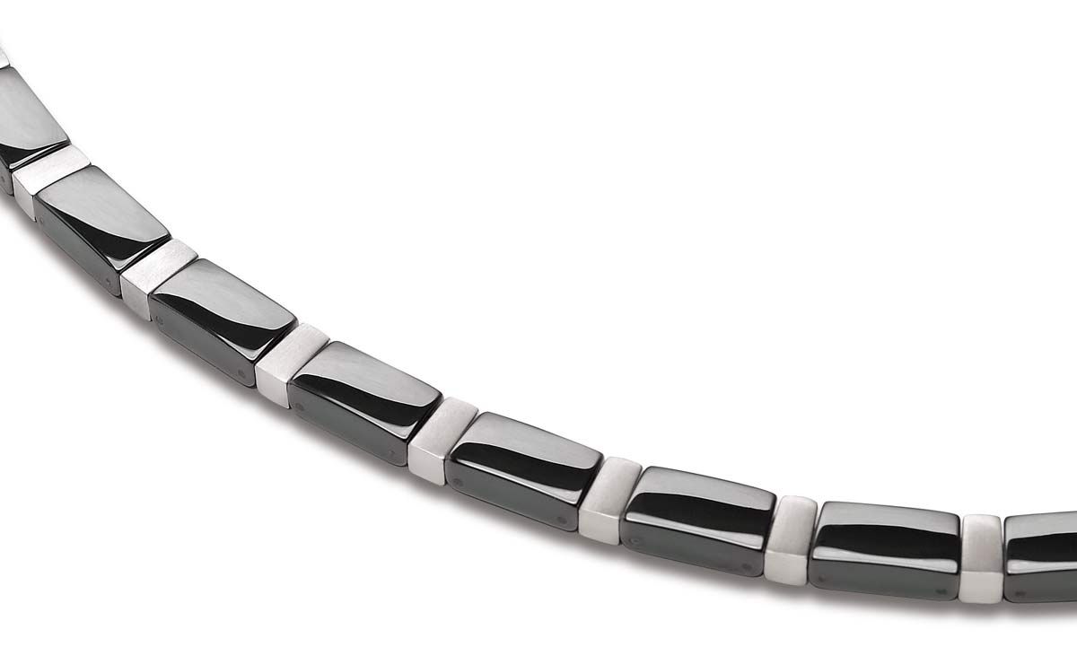 Boccia Damen Collier 0845-04 Titanium Ceramic schwarz