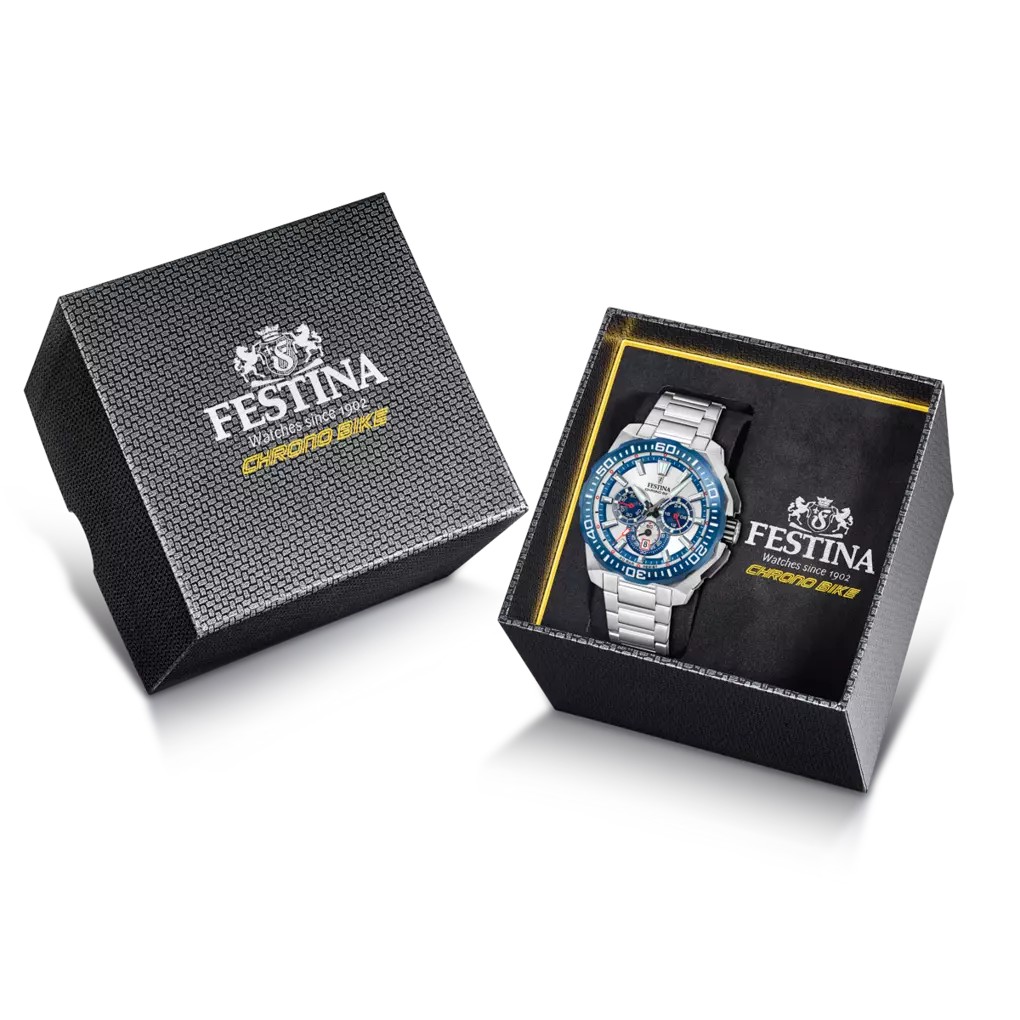 Festina Herren Armbanduhr Chrono Bike F20724/1 Edelstahl