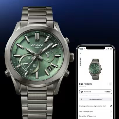 Casio Herren Armbanduhr Edifice EQB-1300DC-3AEF Bluetooth Tough Solar