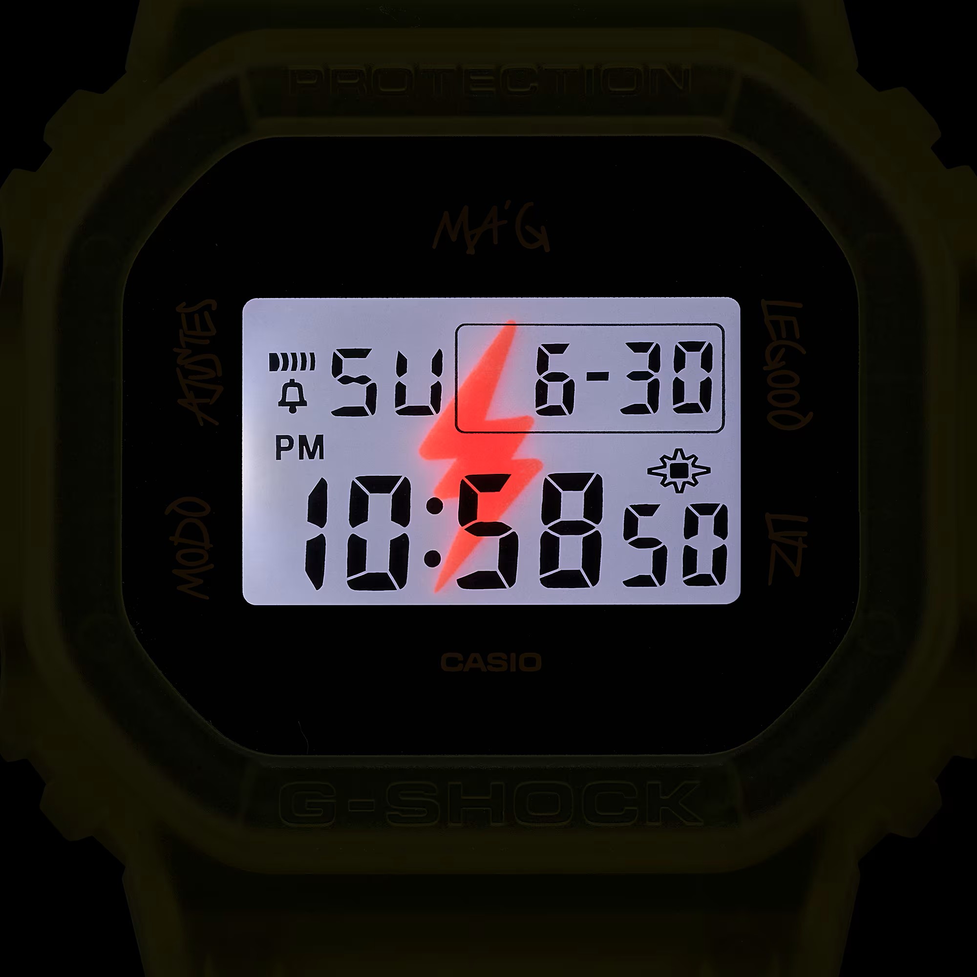 Casio Herren Armbanduhr G-Shock Origin DWE-5600JB-1A9ER J Balvin Kollaborationsmodell