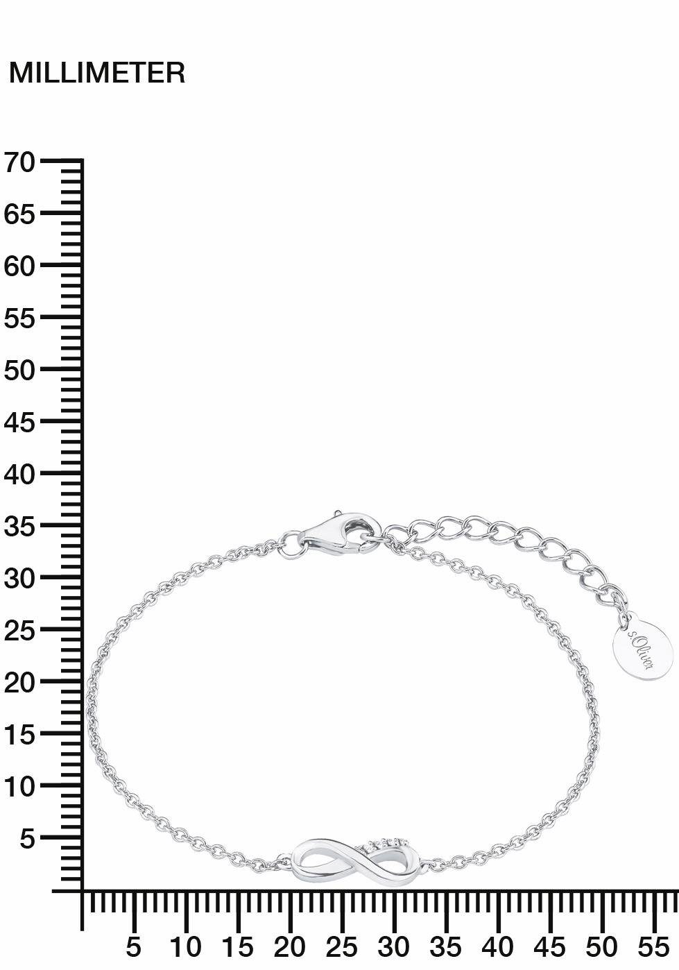 s.Oliver Damen Armband 2017243 Infinity Silber