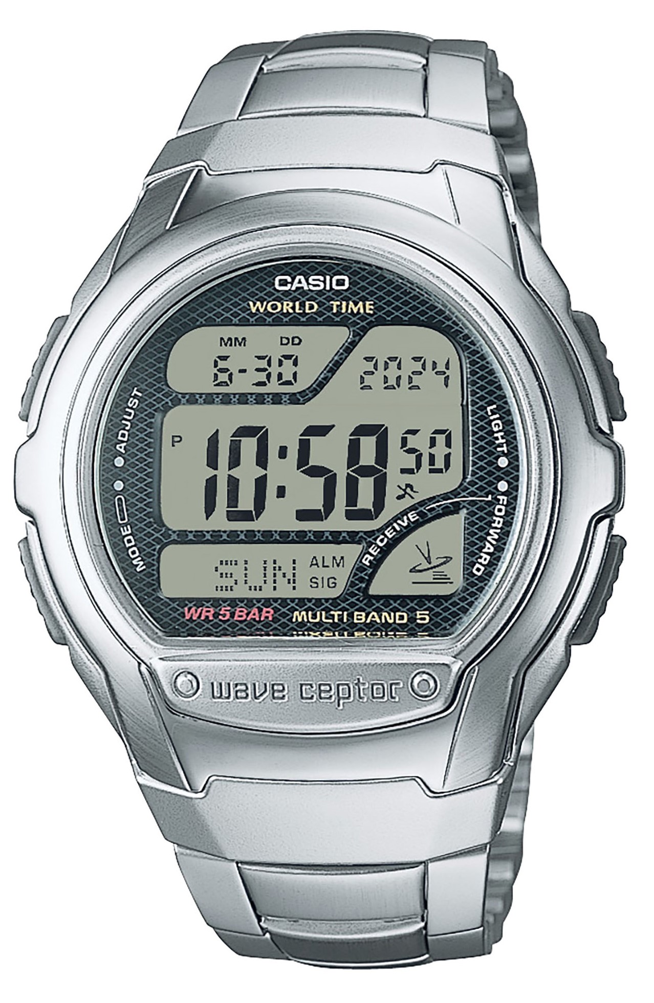 Casio Herren Armbanduhr Funk WV-58RD-1AEF digital