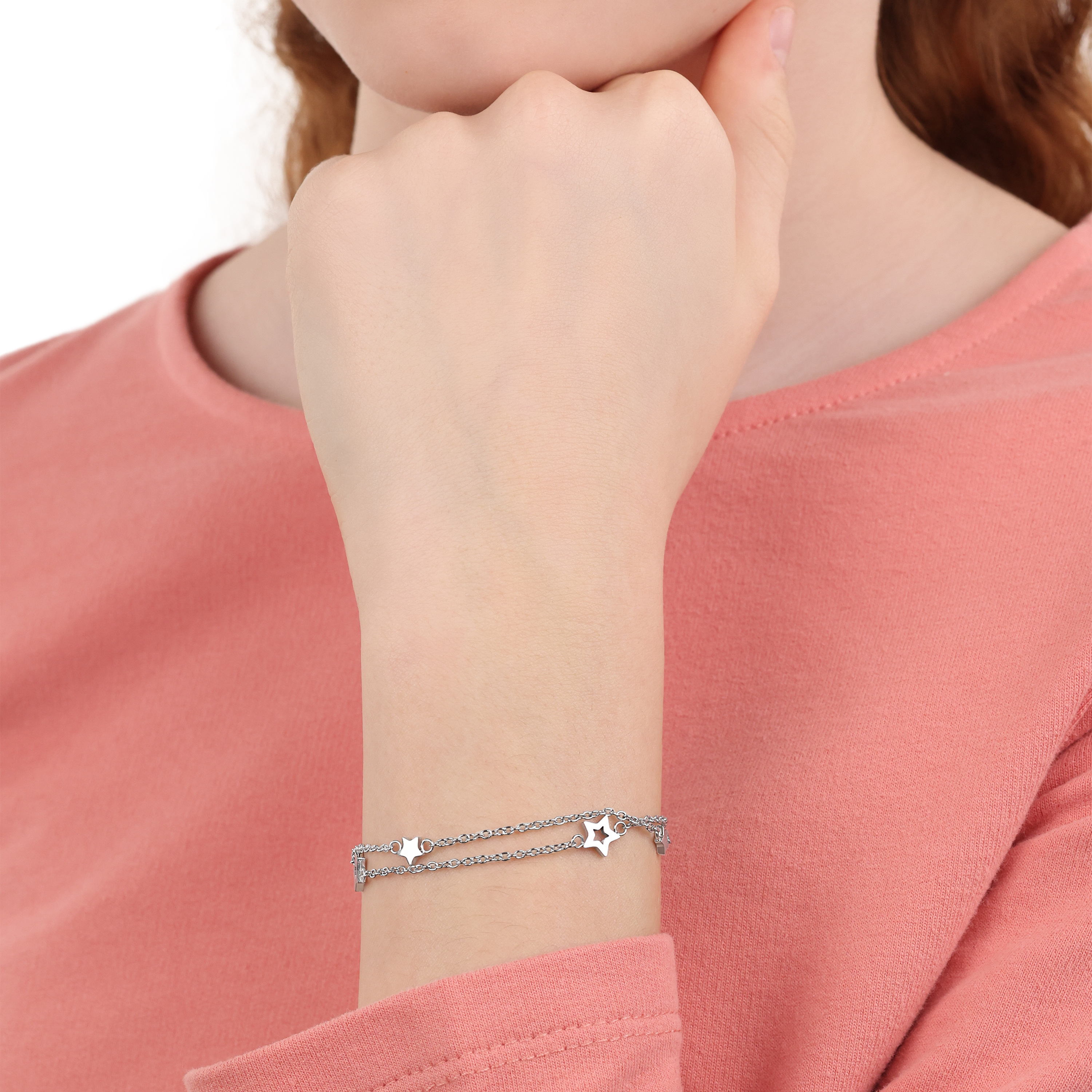 s.Oliver Girls Armband 2027453 Sterne Edelstahl